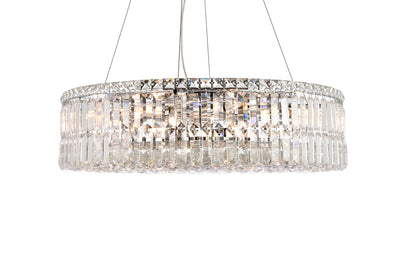 Maxime 12 light Chrome Chandelier Clear Royal Cut Crystal