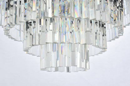 Sydney 33 light Matte Black Chandelier Clear Royal Cut Crystal