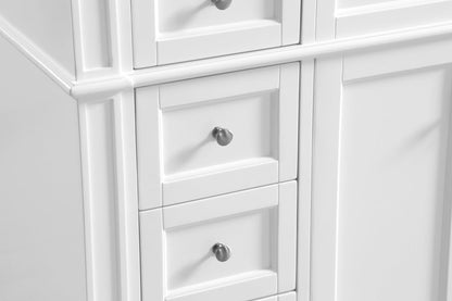 48 In. Single Bathroom Vanity Set In White