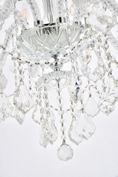 Giselle 12 light Chrome Chandelier Clear Royal Cut Crystal