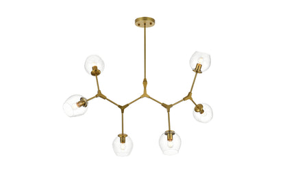Cavoli 49 inch Chandelier in Brass