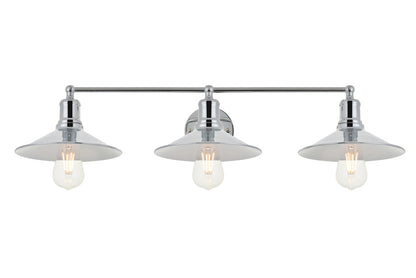 Etude 3 light chrome Wall Sconce