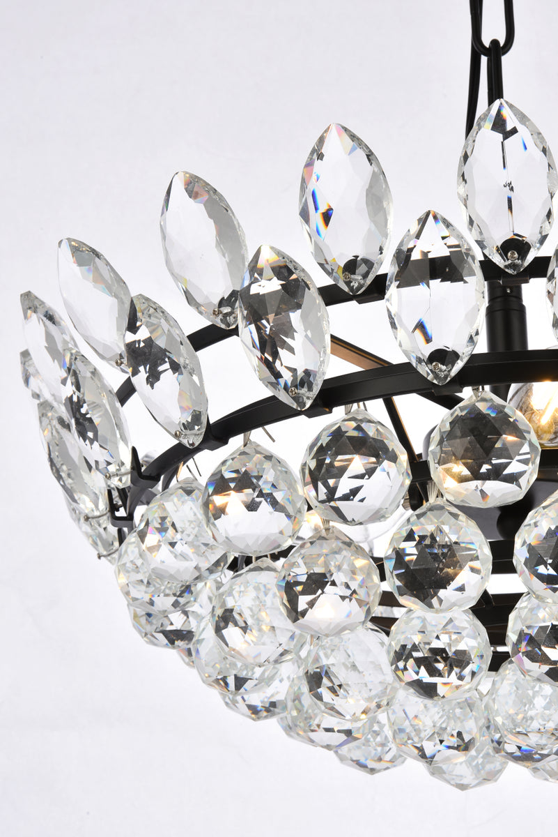 Emilia 18 inch pendant in black