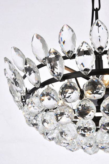 Emilia 18 inch pendant in black