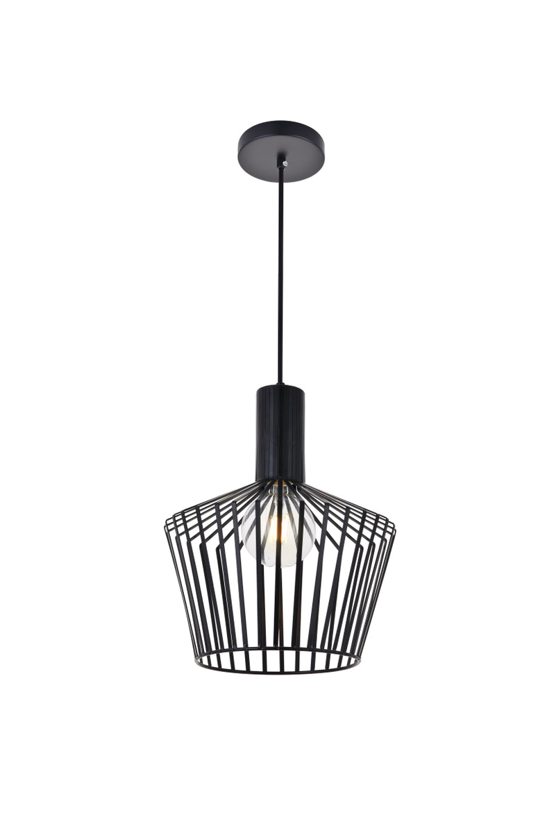 Ronnie 1 Light Black Pendant