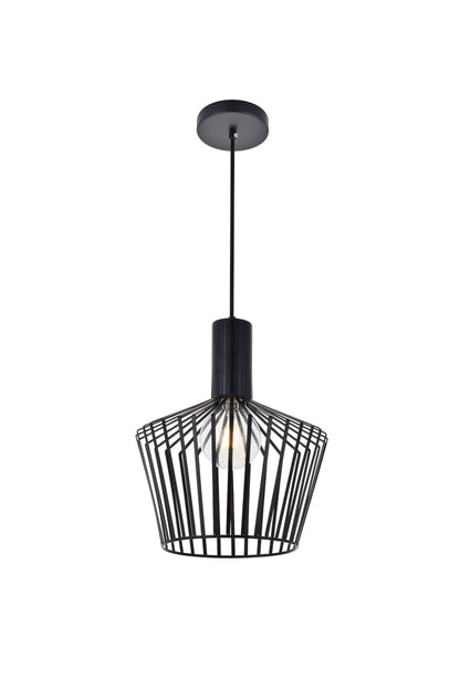 Ronnie 1 Light Black Pendant