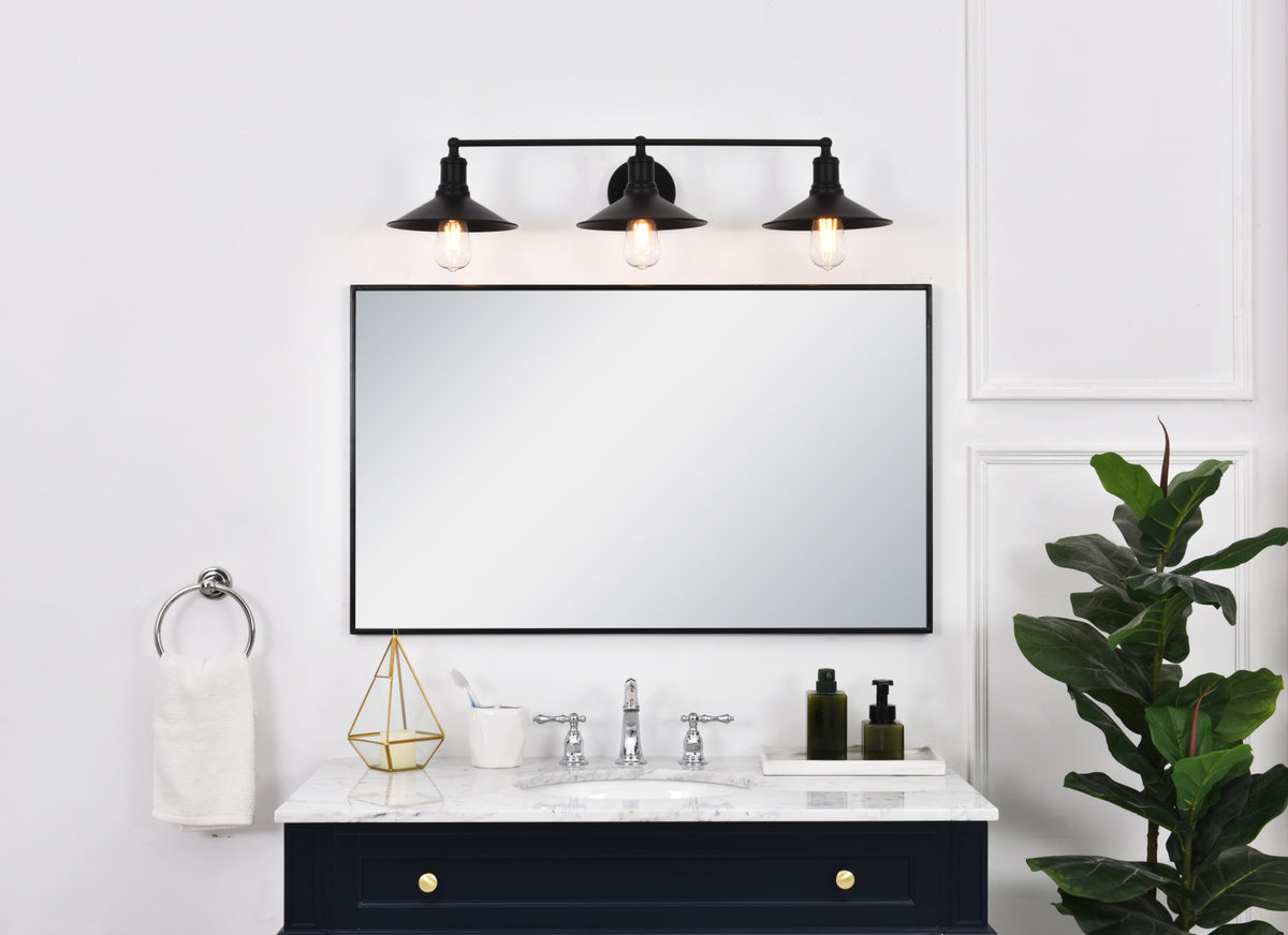 Etude 3 light black Wall Sconce