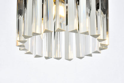 Sydney 3 light Matte Black Flush Mount Clear Royal Cut Crystal