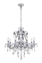 Voltaire Collection Chandelier D26 H25 Lt:8 Chrome Finish