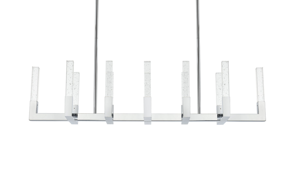 Noemi 54 inch Adjustable LED Pendant in Chrome