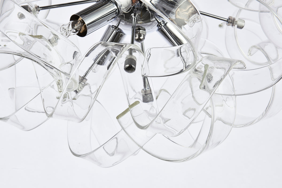 Ritz 4 Light Chrome Flush Mount, Wall Sconce