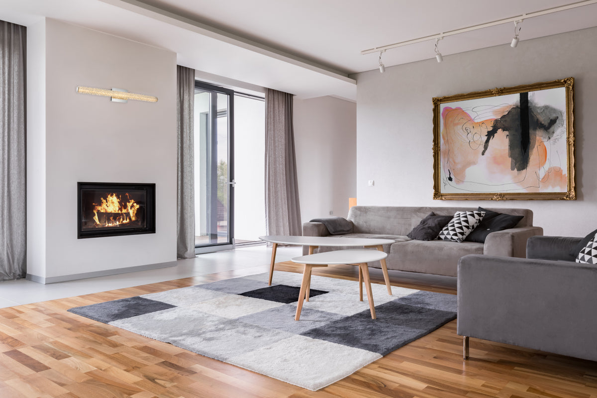 Bowen 36 inch Adjustable LED Wall Sconce in Chrome