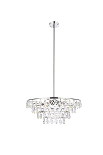 Ella 24 inch pendant in chrome