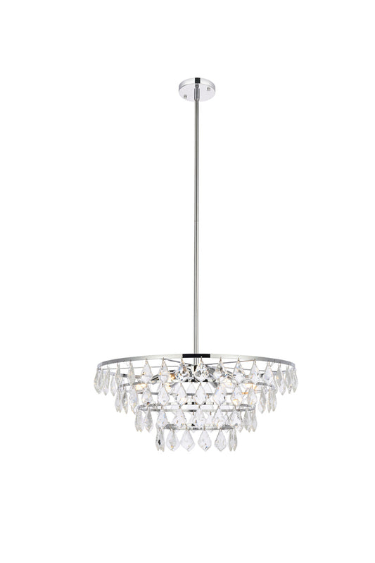 Ella 24 inch pendant in chrome