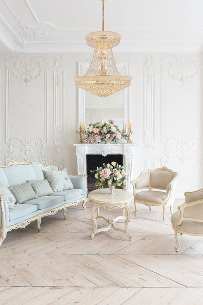 Primo 28 light Gold Chandelier Clear Royal Cut Crystal