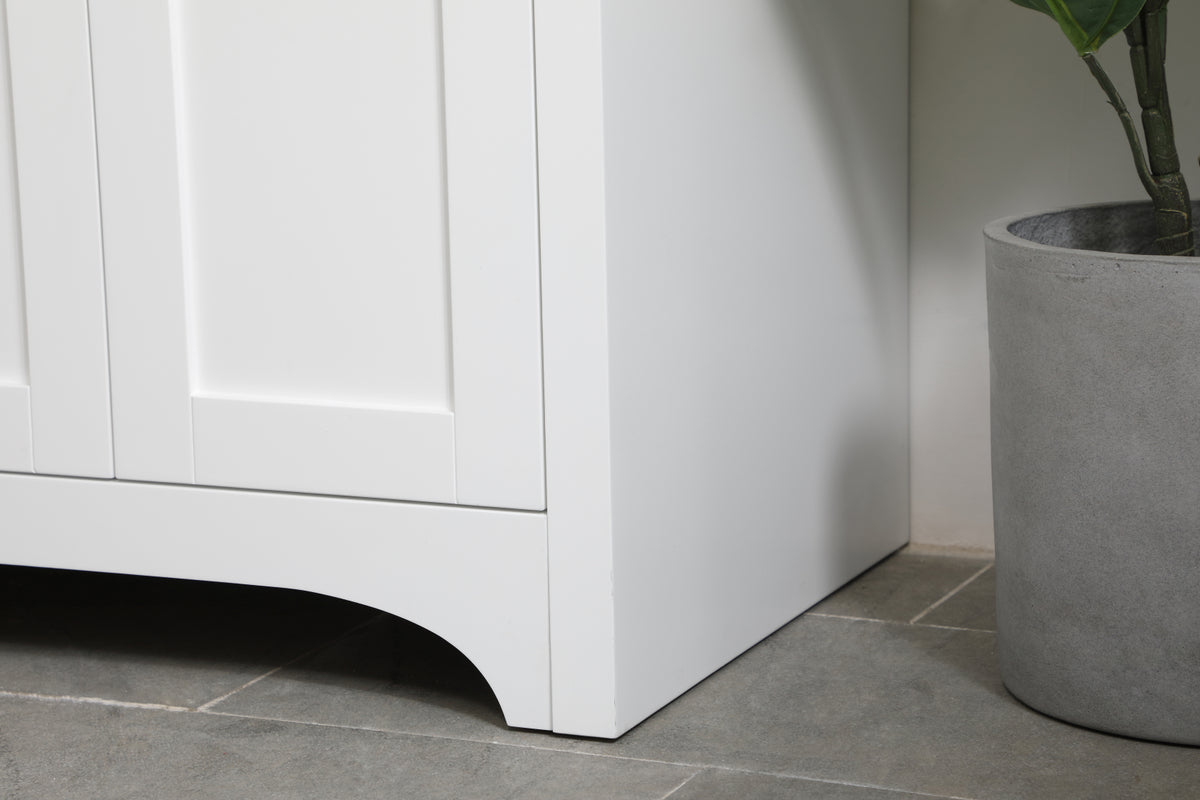 24 inch Single Bathroom Vanity in White