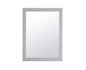 Aqua rectangle vanity mirror 24 inch in Grey