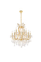 Maria Theresa 13 light Gold Chandelier Clear Royal Cut Crystal