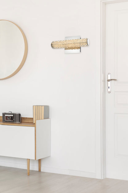 Bowen 12 inch Adjustable LED Wall Sconce in Chrome