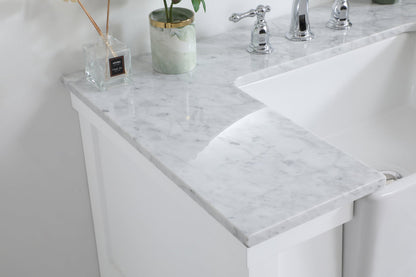 36 inch Single bathroom vanity in white