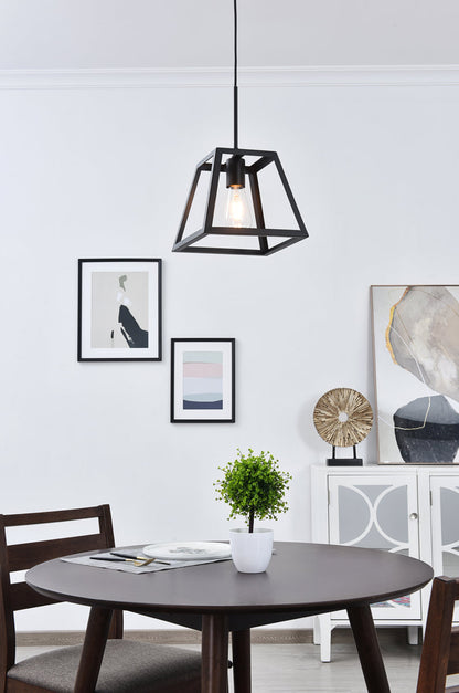 Resolute 1 light black Pendant