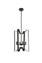 Hoffman 4 lights pendant in black