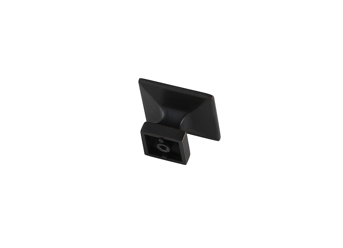 Cecil 1.3" Oil-rubbed Bronze Square Knob Multipack (Set of 10)