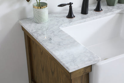 30 inch Single bathroom vanity in driftwood