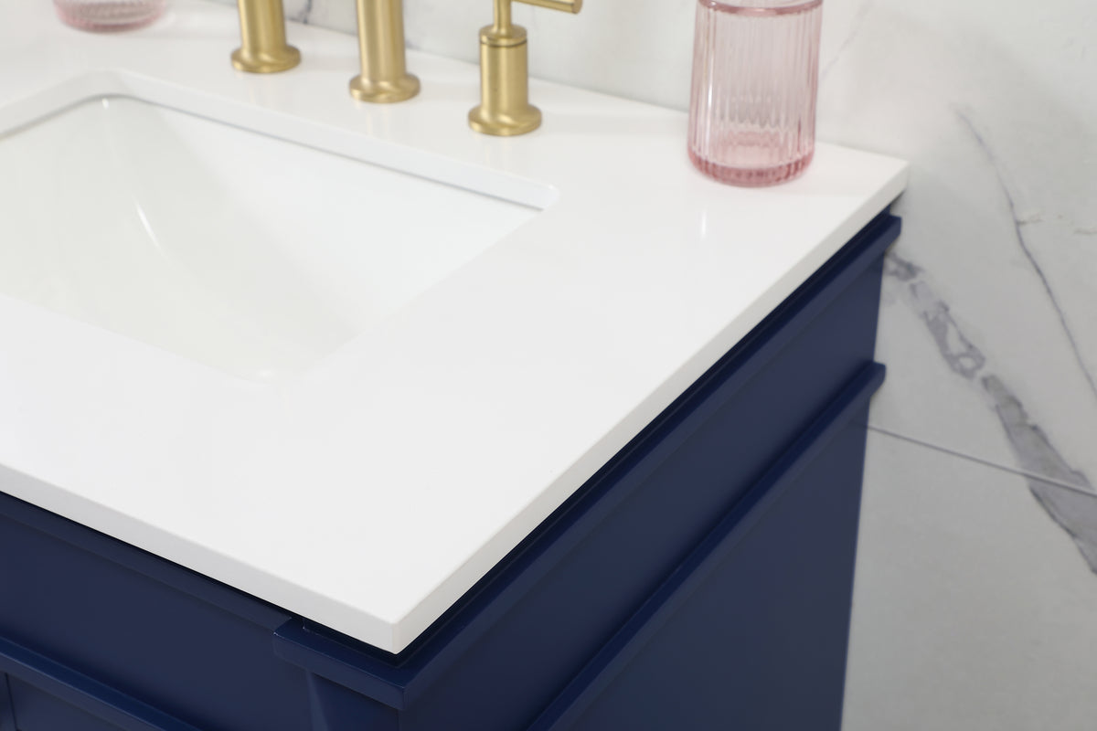 60 inch double bathroom vanity in blue