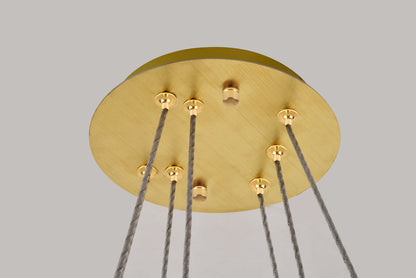 Monroe Integrated LED chip light gold Chandelier Clear Royal Cut Crystal