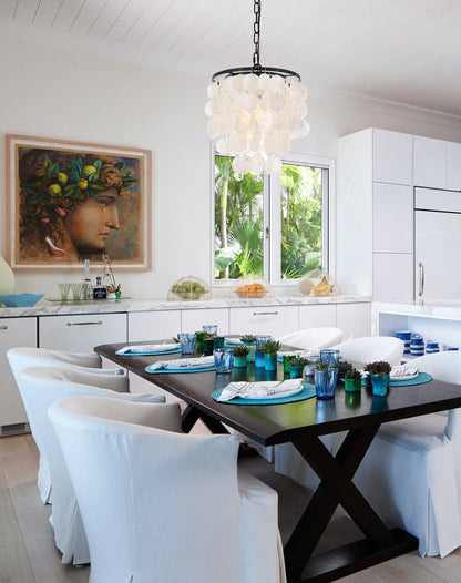 Selene 1 light Black Pendant