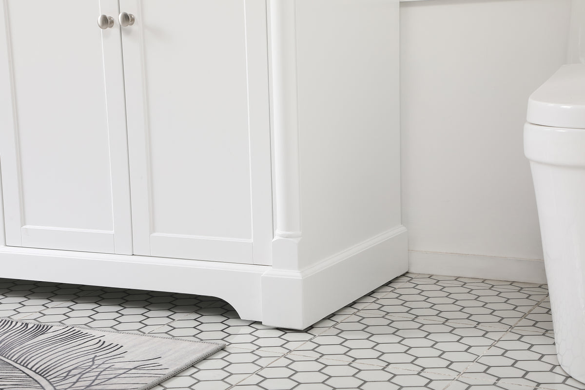 72 inch double bathroom vanity in White