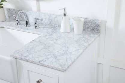 48 inch Single bathroom vanity in white