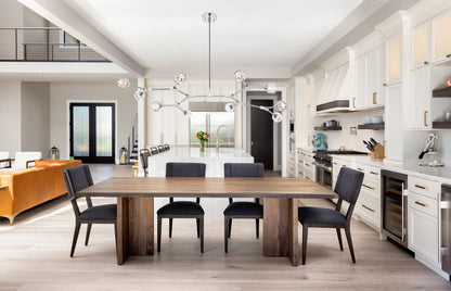 Zayne 10 Light Pendant in Chrome