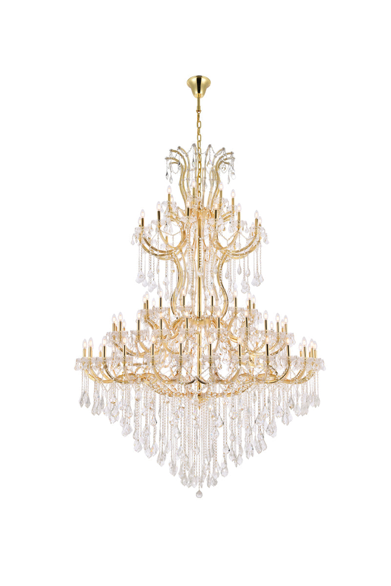 Maria Theresa 84 light Gold Chandelier Clear Royal Cut Crystal