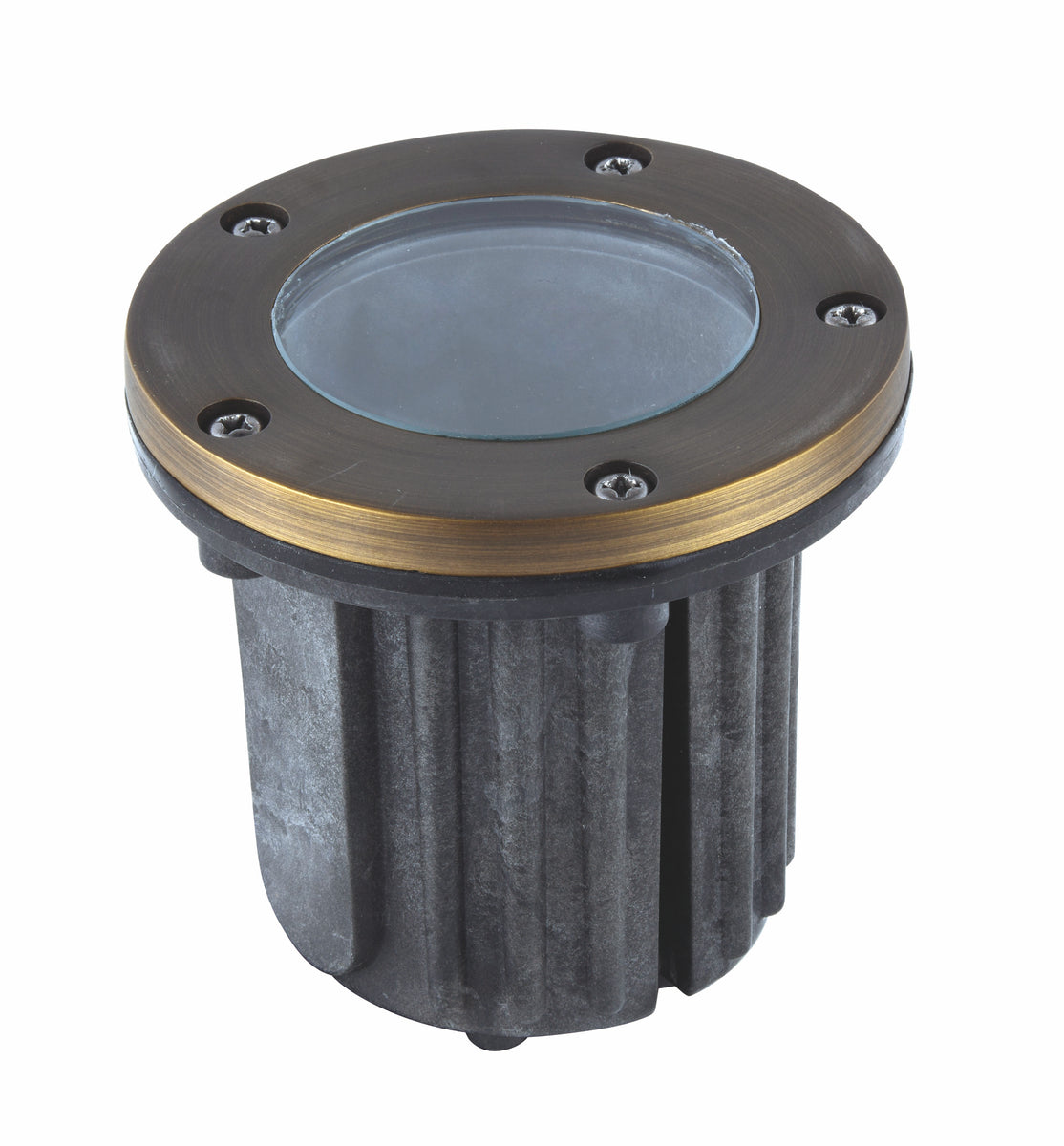 Well Light D5 H5.5Antique Brass clear Glass mr16 Halogen 35W/Led Gu5.3(Light Source Not Included)