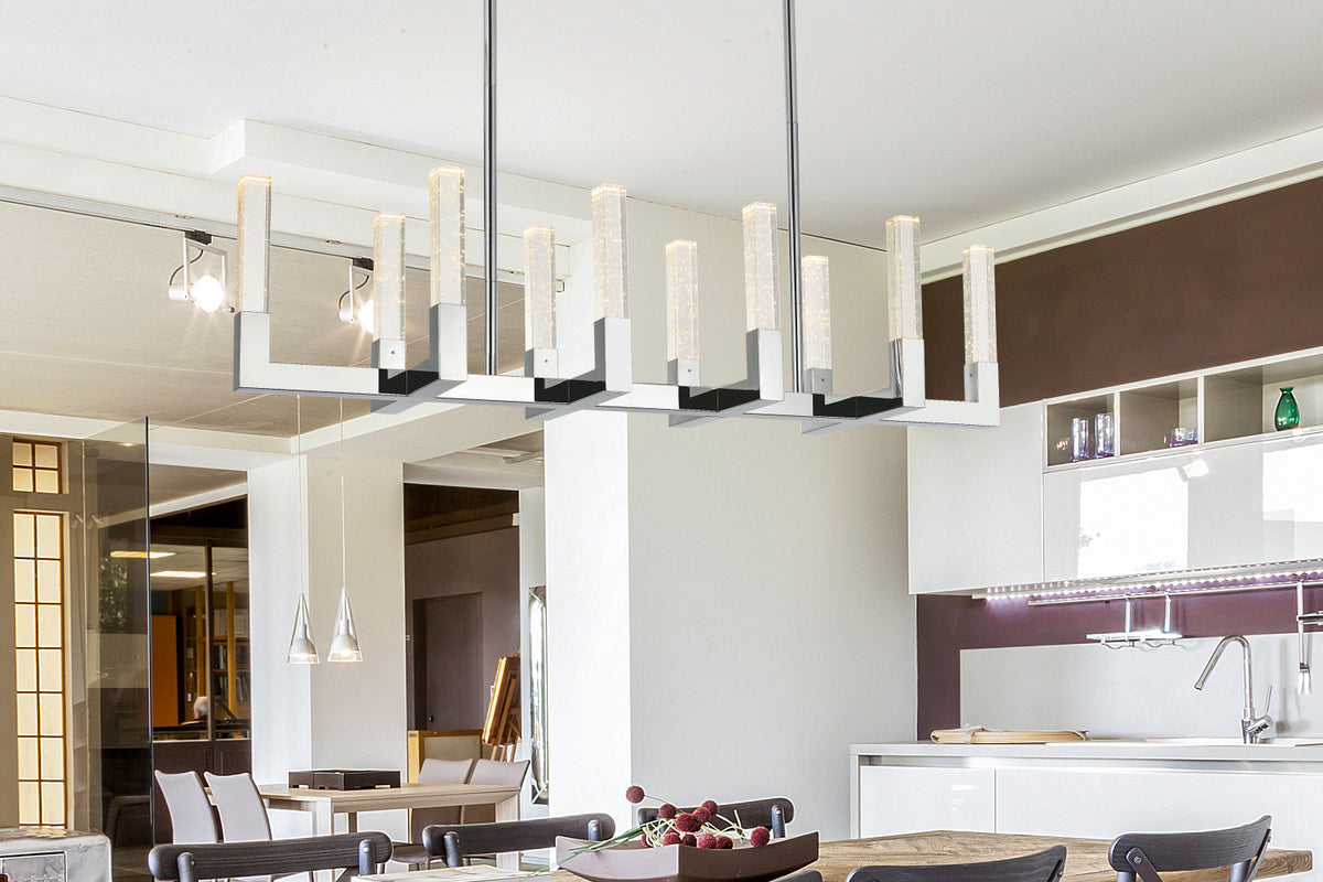 Noemi 48 inch Adjustable LED Pendant in Chrome