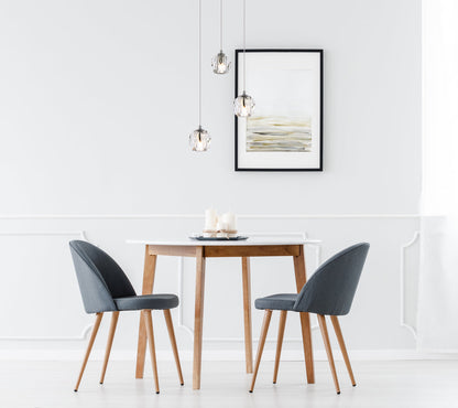 Eren 3 lights Chrome pendant