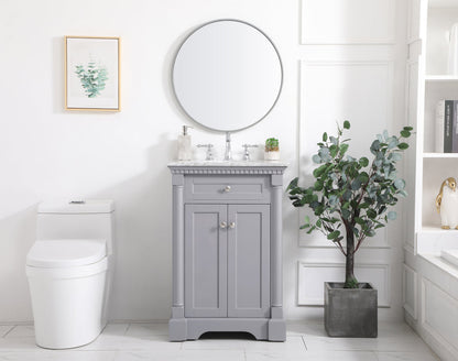 24 inch Single bathroom vanity in  Grey