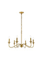 Rohan 30 inch chandelier in brass