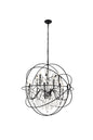 Cordelia 12 Light black Crystal Pendant