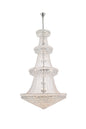 Primo 48 light Chrome Chandelier Clear Royal Cut Crystal