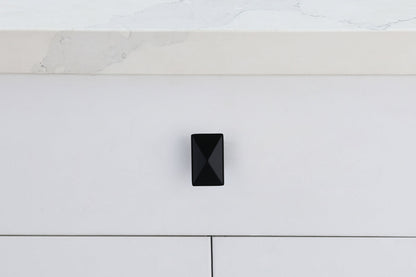 Perry 2" Matte Black Rectangle Knob Multipack (Set of 10)