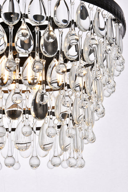 Nordic 5 lights black pendant