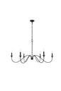 Rohan 48 inch chandelier in matte black