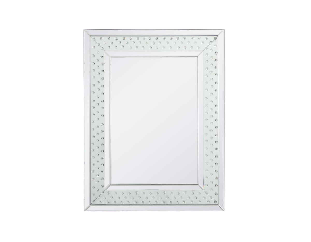 Sparkle collection crystal mirror 28 x 36 inch