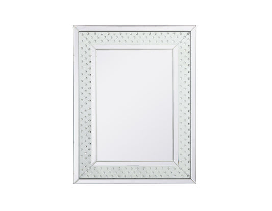 Sparkle collection crystal mirror 28 x 36 inch