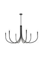 Layne 55 inch chandelier in Black
