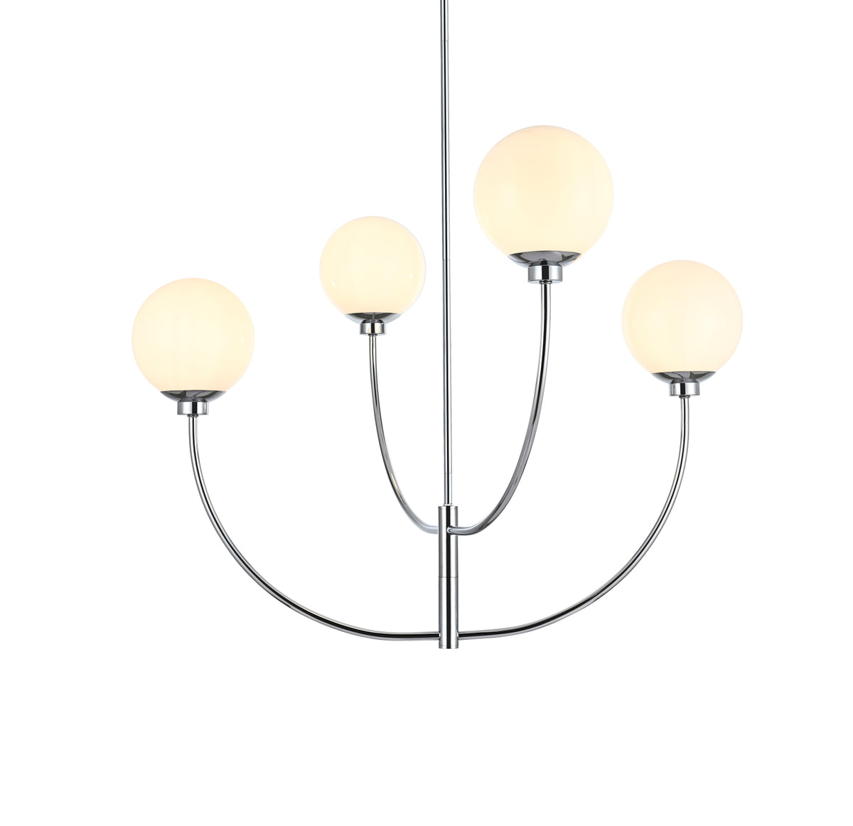 Nyomi 36 inch chandelier in Chrome