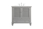 36 inch Single bathroom vanity in grey